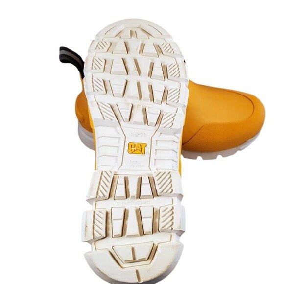 CAT Stormers Industrial Rubber Yellow Slip-On Work Shoes With Ease Technology 6M - Picture 9 of 10